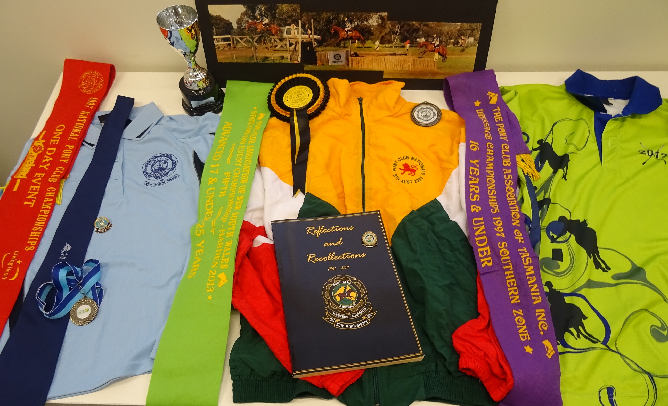 Material sent from the pony club associations of New South Wales, Tasmania, Western Australia and Queensland