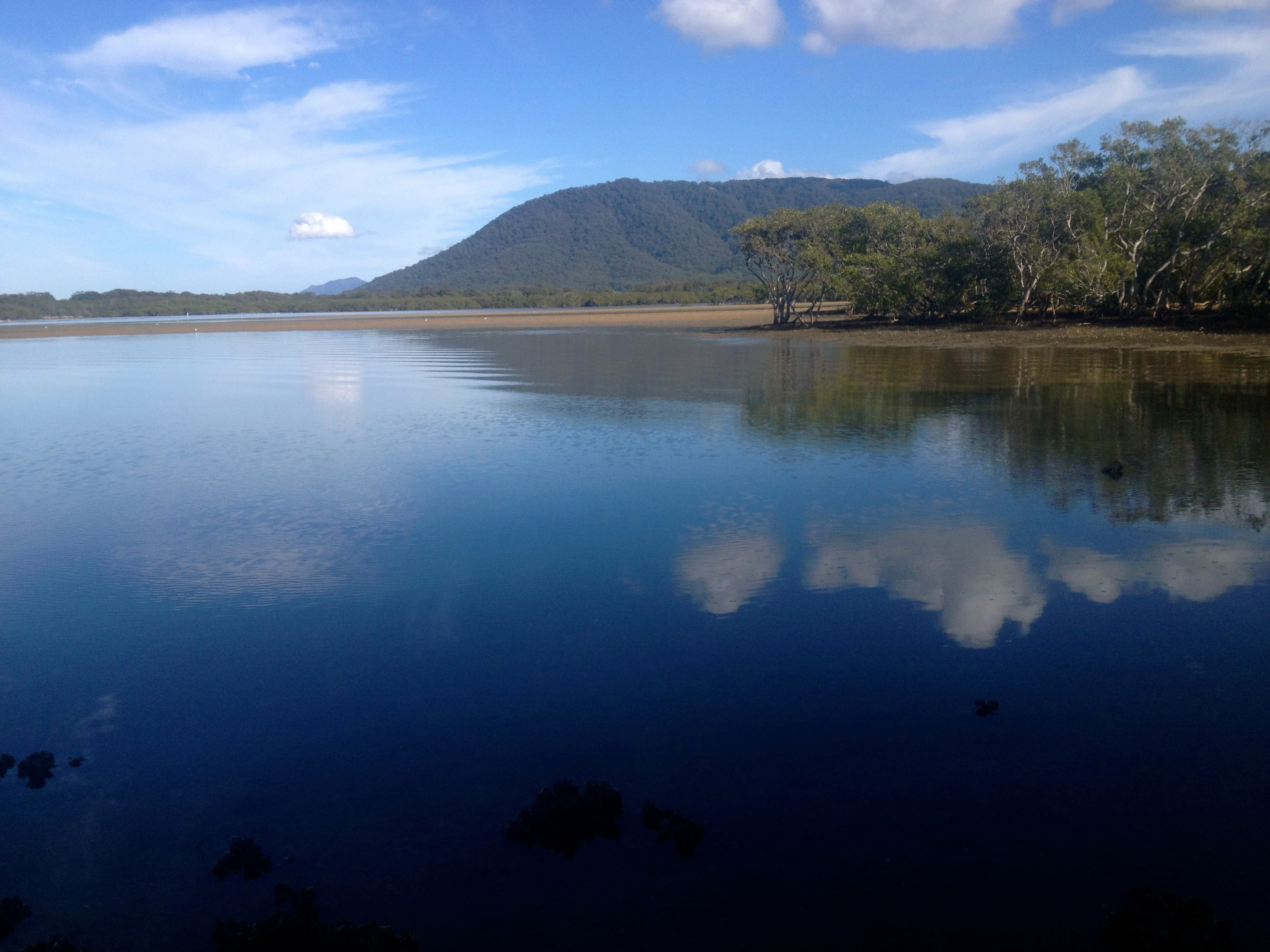 View of North Brother Mountain from Googley’s lagoon. Photo: Chay Khamsone.