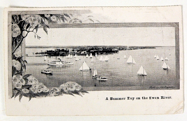 swan river postcard